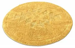 Tapete de banheiro redondo - Gertie (amarelo)