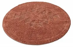Tapete de banheiro redondo - Gertie (terracota)