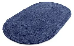 Tapete de banheiro oval - Nila (azul)