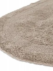 Tapete de banheiro oval - Nila (bege)