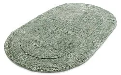 Tapete de banheiro oval - Nila (verde claro)