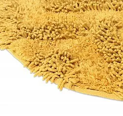 Tapete de banheiro redondo - Tressa (amarelo)