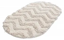 Tapete de banheiro oval - Tressa (offwhite)