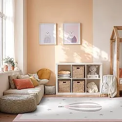 Tapete infantil - Alone Balloon (rosa)