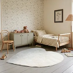 Tapete Infantil - Aranga Super Soft Heart (branco)