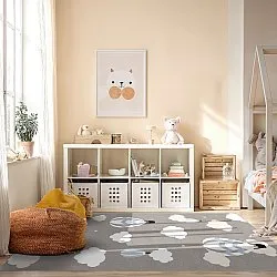 Tapete infantil - Balloons (azul)