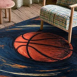 Tapete Infantil - Basketball (azul)