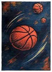 Tapete Infantil - Basketball (azul)