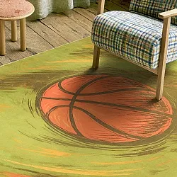Tapete Infantil - Basketball (verde)