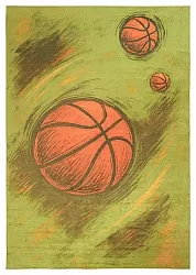 Tapete Infantil - Basketball (verde)
