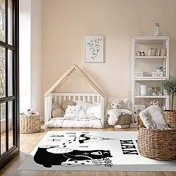 Tapete infantil - Camping Bear (branco)