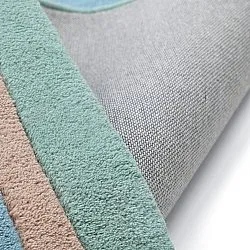 Tapete Infantil - Giraffe Hand Tufted Wool Premium (azul claro/multi)