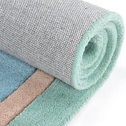 Tapete Infantil - Giraffe Hand Tufted Wool Premium (azul claro/multi)