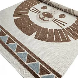 Tapete Infantil - Kind Lion (creme/azul)