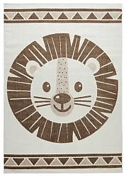 Tapete Infantil - Kind Lion (creme/castanho)