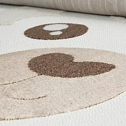 Tapete Infantil - Kind Llama (creme/castanho)