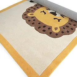Tapete Infantil - Lion Hand Tufted Wool Premium (bege/multi)