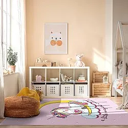 Tapete infantil - Magical Unicorn (rosa)