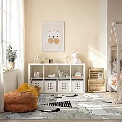 Tapete infantil - Piggyback Ride (cinza)