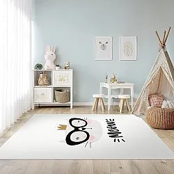 Tapete infantil - Reading Cat (branco)