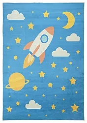Tapete Infantil - Space Rocket (azul)