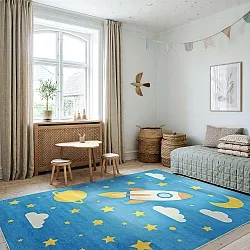 Tapete Infantil - Space Rocket (azul)