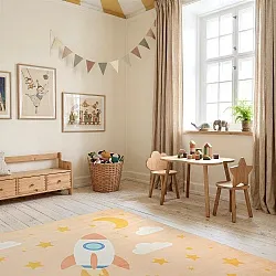 Tapete Infantil - Space Rocket (rosa)