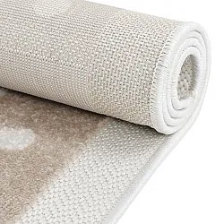 Tapete Infantil - Star Grid (creme/castanho)