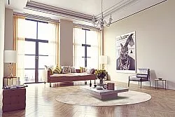 Tapete redondo - Porto (bege)