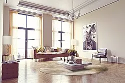 Tapete redondo - Cadiz (bege)