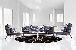 Tapete redondo - Bellizzi (preto)