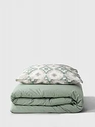 Conjunto de capa de edredão - Benita (verde)