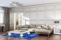 Tapete Wilton - Gallo (azul)