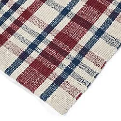 Tapete de algodão - Husvik (creme/multicolorido)