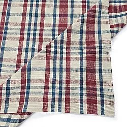 Tapete de algodão - Husvik (creme/multicolorido)