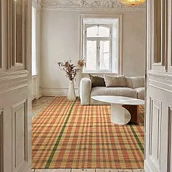 Tapete de algodão - Husvik (mostarda/multicolorido)