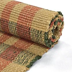 Tapete de algodão - Husvik (mostarda/multicolorido)