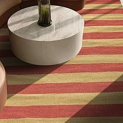 Tapete de algodão - Nilo (amarelo mostarda/terracota)