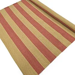 Tapete de algodão - Nilo (amarelo mostarda/terracota)