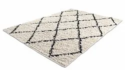 Tapetes felpudos - Alcott Natural Cotton Shaggy (preto/branco)