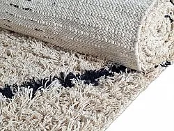 Tapetes felpudos - Alcott Natural Cotton Shaggy (preto/branco)