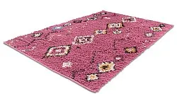 Tapetes felpudos - Nyle Natural Cotton Shaggy (rosa/multi)