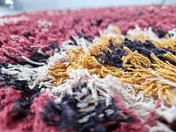 Tapetes felpudos - Nyle Natural Cotton Shaggy (rosa/multi)