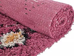 Tapetes felpudos - Nyle Natural Cotton Shaggy (rosa/multi)