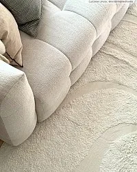 Tapetes felpudos - Bonnie Natural Cotton Shaggy (offwhite)