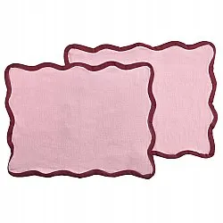 Jogo americano - 2 unidades Yrsa (rosa)