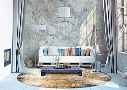 Tapete redondo - Florent (marrom)