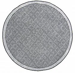 Tapete redondo - Monsaraz (preto)