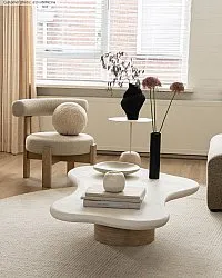 Tapete redondo - Coastal (cream)