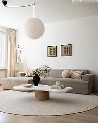 Tapete redondo - Coastal (cream)